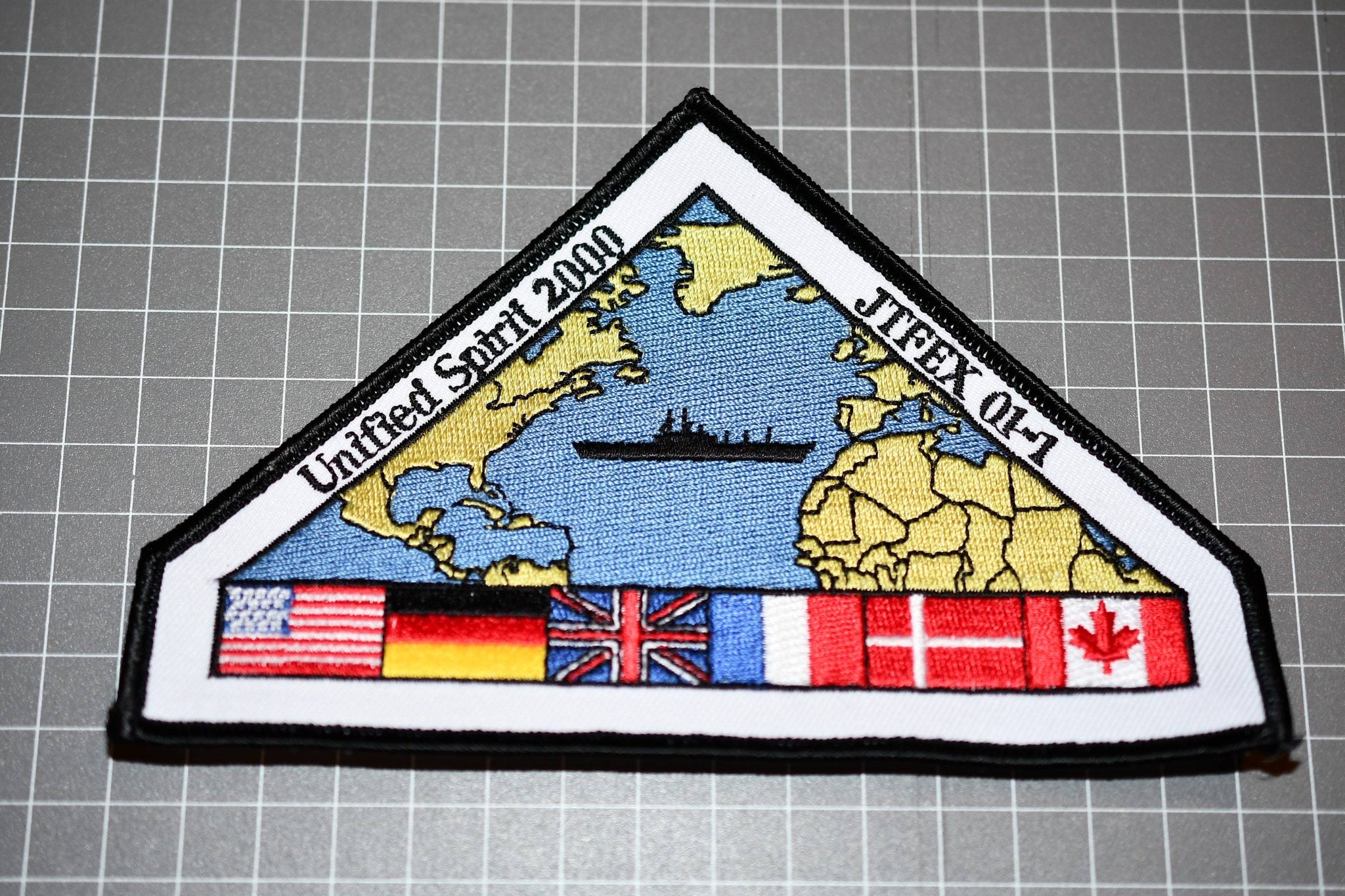 Operation Unified Spirit 2000 JTFEX 01-1 NATO Exercise Patch (B10-109)