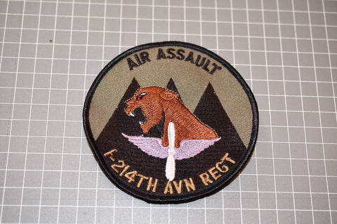 US Army 1st Battalion 214th Aviation Regiment Air Assault Patch (B10-104)
