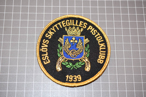 Eslöv's Sweden Skyttegilles Pistol Club Patch (B21-140)