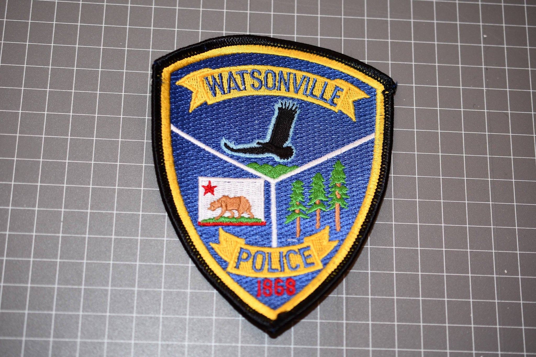 Watsonville California Police Patch (B20)