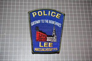 Lee Massachusetts Police Patch (Green Border) (B20)