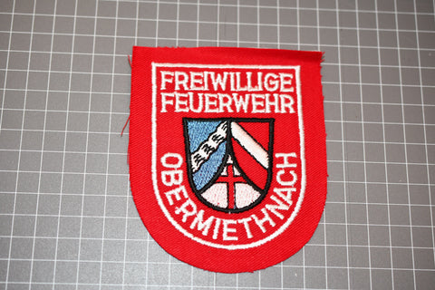 German Fire Service Freiwillige Feuerwehr Obermiethnach Patch (B5)