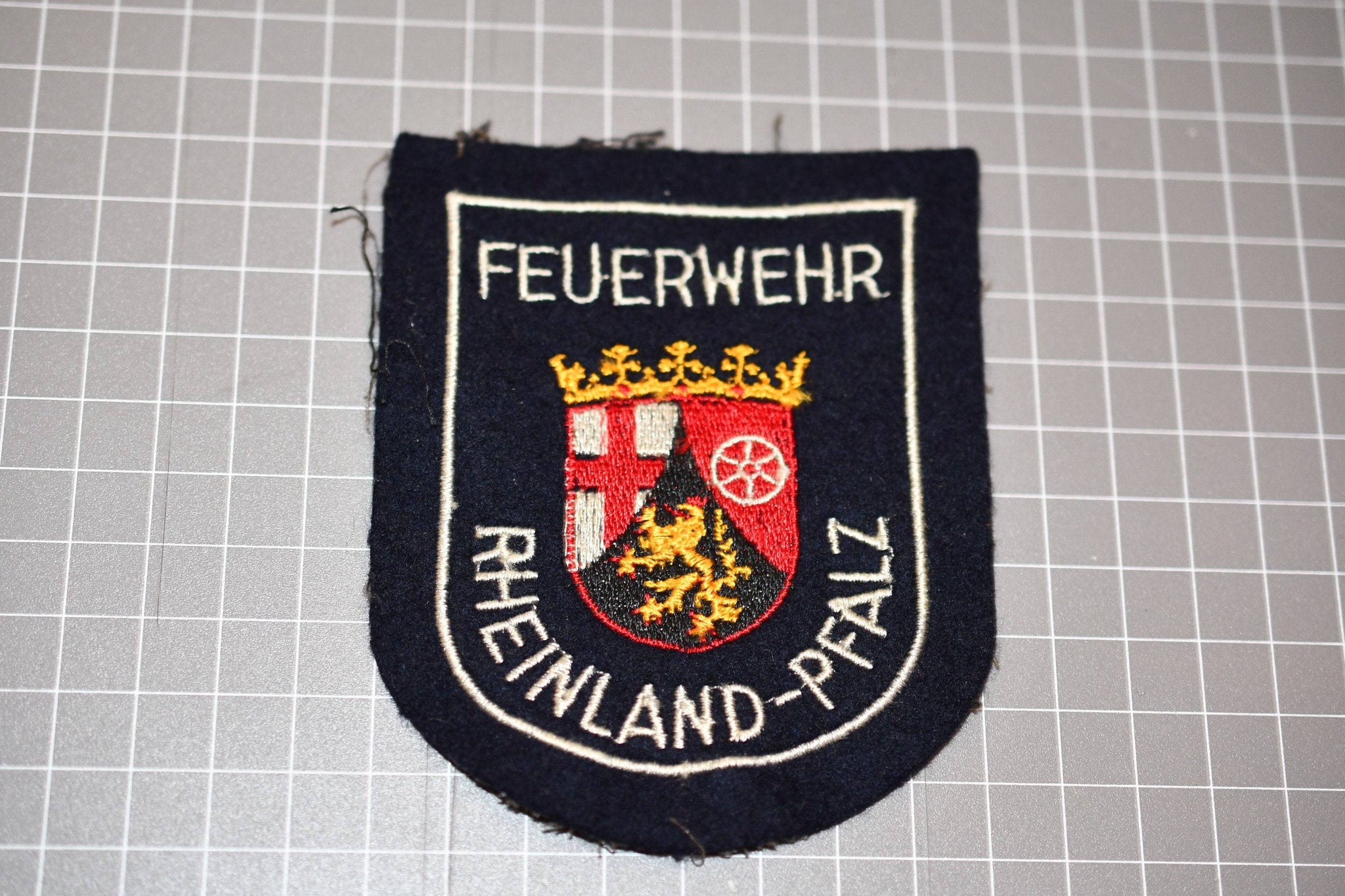 German Fire Service Feuerwehr Reinland-Pfaiz Patch (B5)