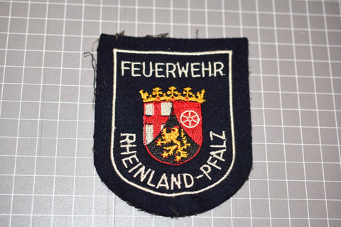 German Fire Service Feuerwehr Reinland-Pfaiz Patch (B5)
