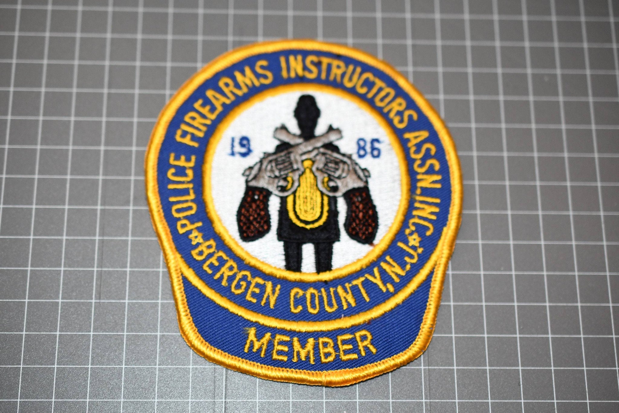 Police Firearms Instructors Association Bergen County New Jersey Patch (B5)