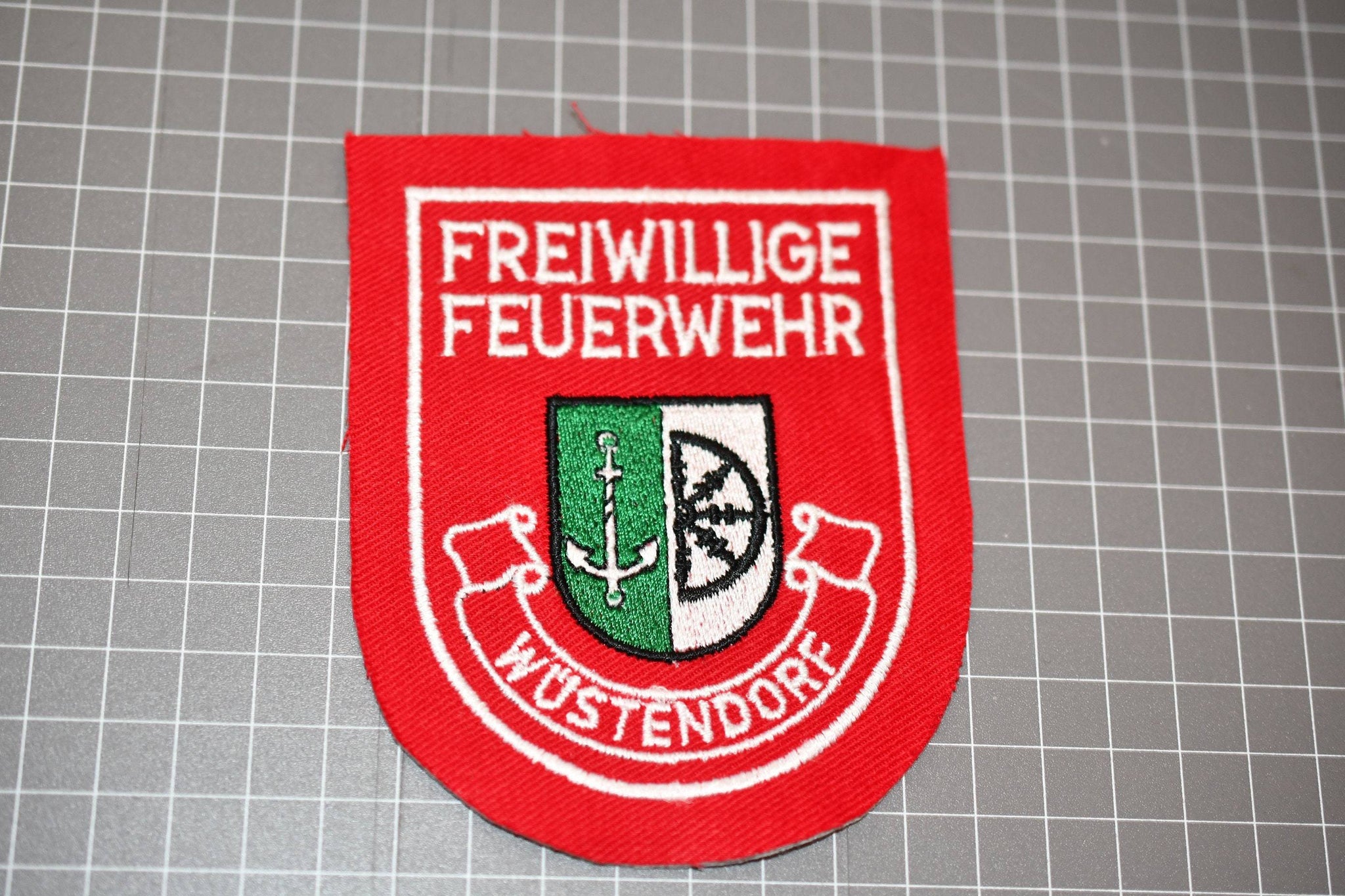 German Fire Service  Freiwillge Feurwehr Wustendorf Patch (B5)