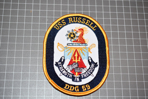 USN USS Russell DDG 59 Patch (B21-148)