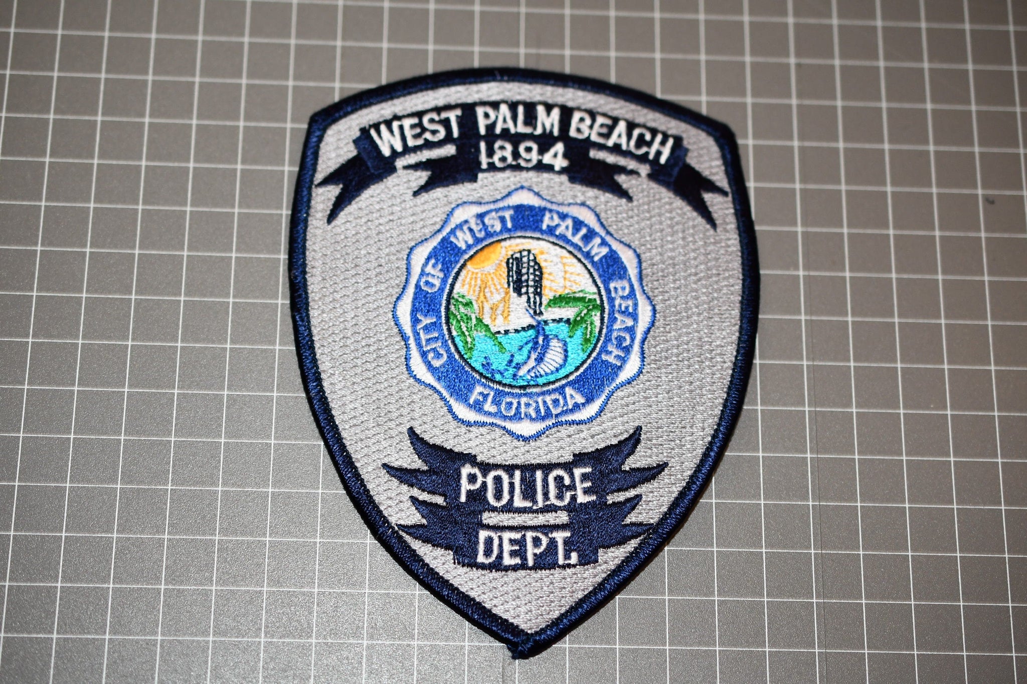West Palm Beach Florida Police Patch (B23-150)