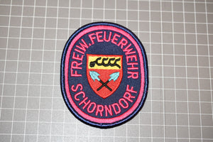 German Fire Service Freiw. Feuerwehr Schorndorf Patch (B21-140)