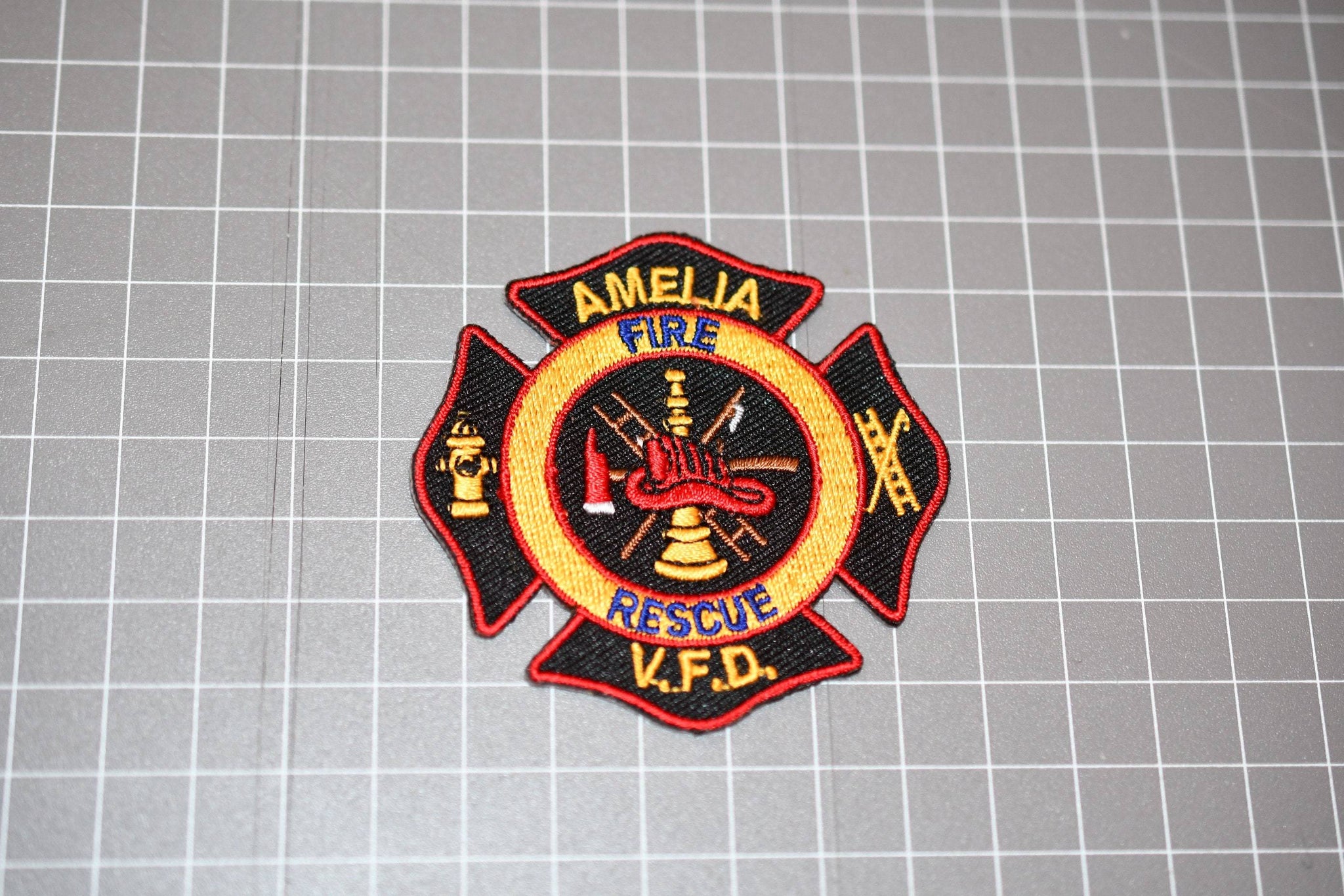 Amelia Louisiana Volunteer Fire Department Patch (B5)