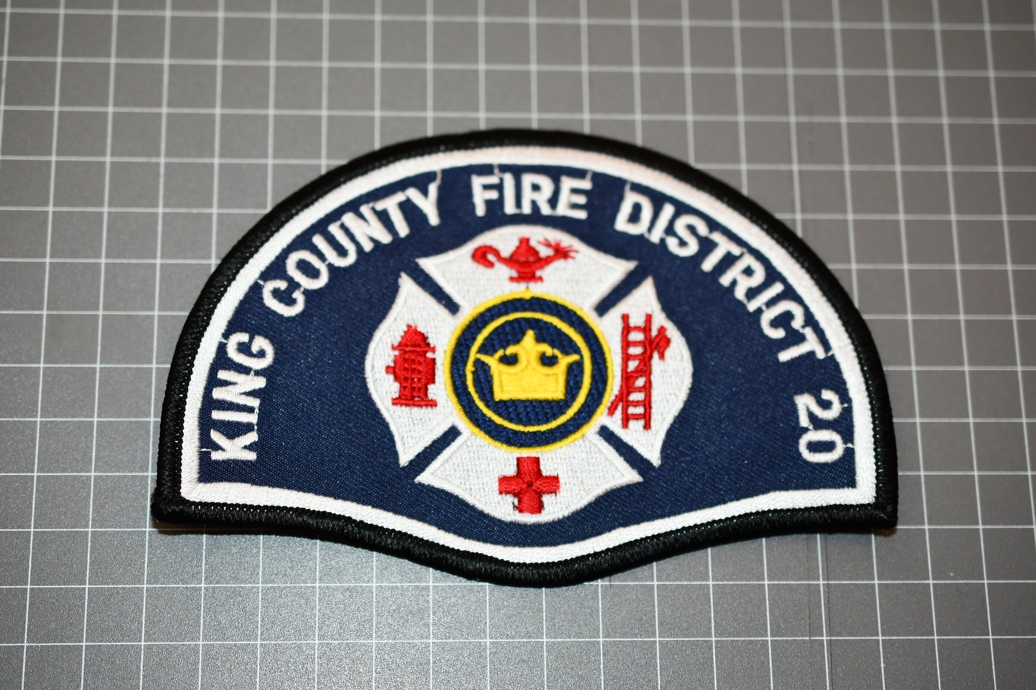 King County Washington Fire District 20 Patch - Blue (B21-146)