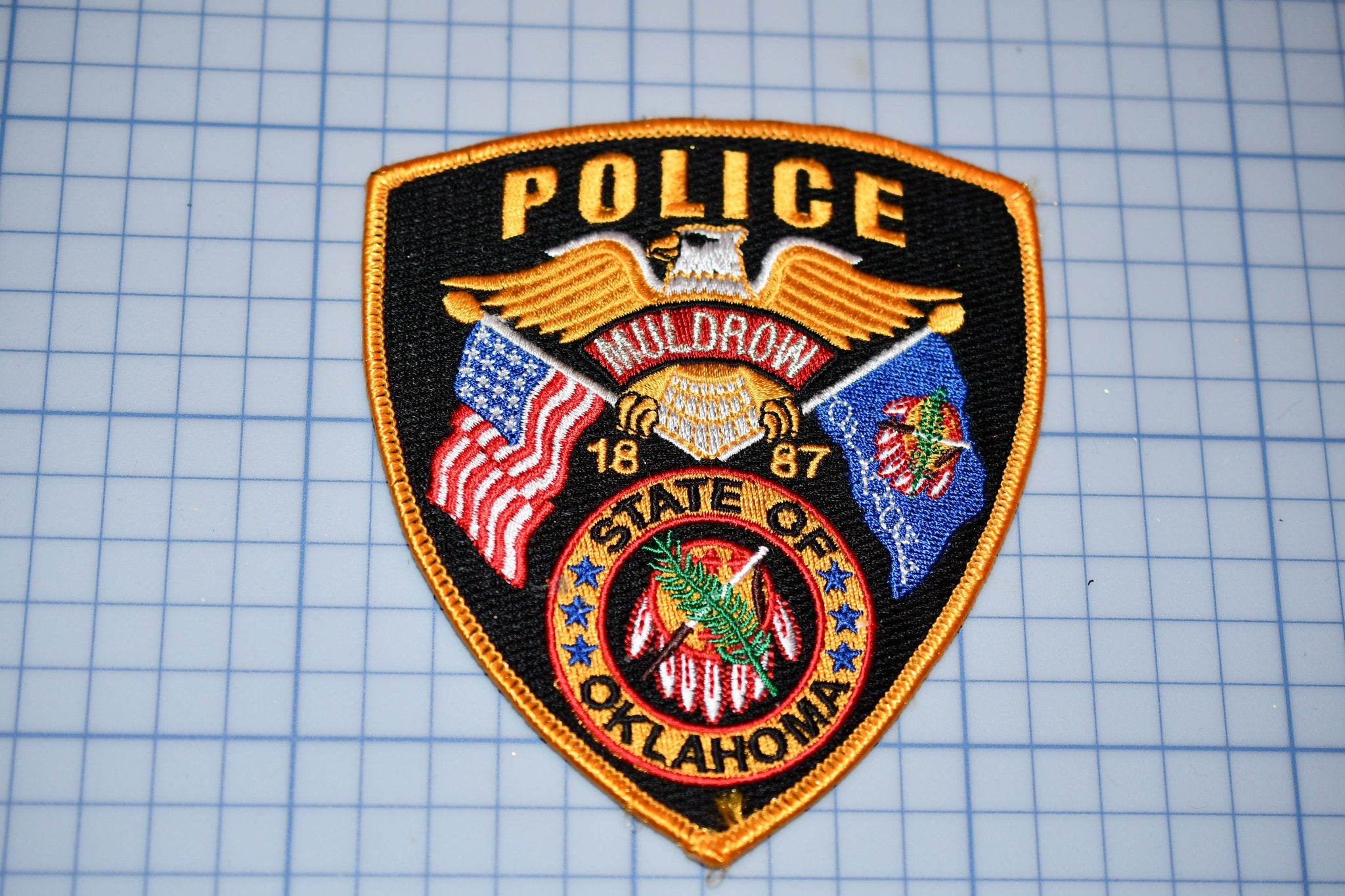 Muldrow Oklahoma Police Patch (B24)