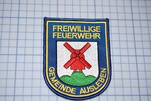 German Fire service Freiwillige Feuerwehr Gemeinde Ausleben Patch (S2)