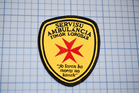 East Timor Ambulance Patch Patch (S2)