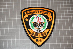 Somerset County New Jersey Sheriff's Office Patch (B23-152)