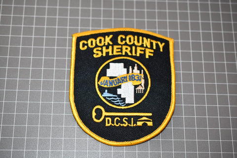 Cook County Illinois Sheriff D.C.S.I. Patch (B23-158)