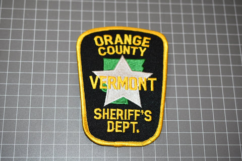 Orange County Vermont Sheriff Department Patch (B23-159)