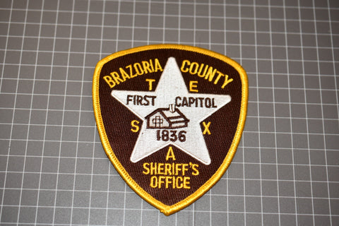 Brazoria County Texas Sheriff's Office Patch (B23-161)