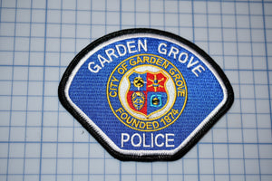 Garden Grove California Police Patch (B25-184)