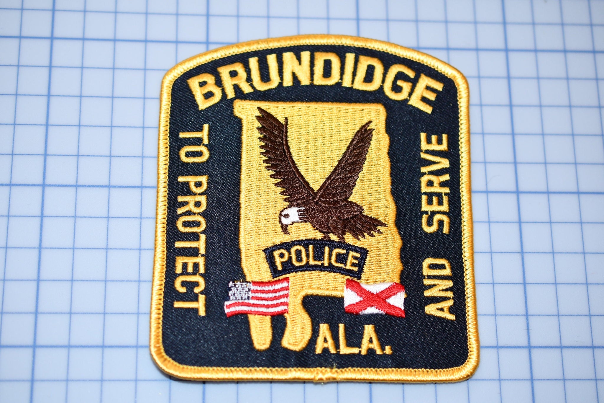 Brundidge Alabama Police Patch (B23-171)