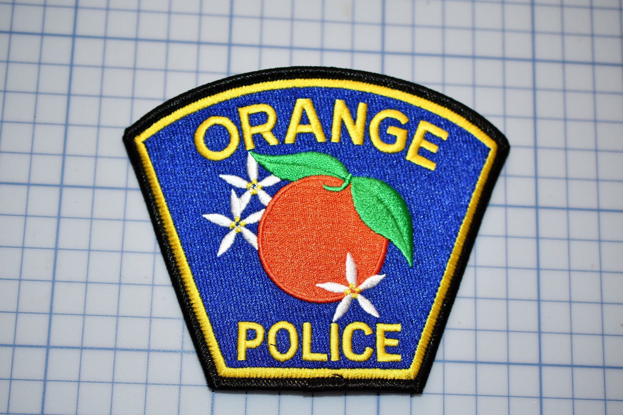 Orange California Police Patch (B25-199)