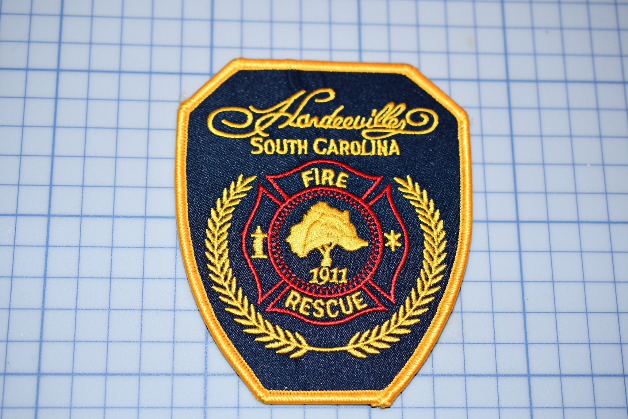 Hardeeville South Carolina Fire Rescue Patch (B25-244)