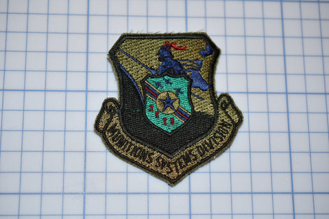 USAF Monitoring Systems Division Patch (B21-173)