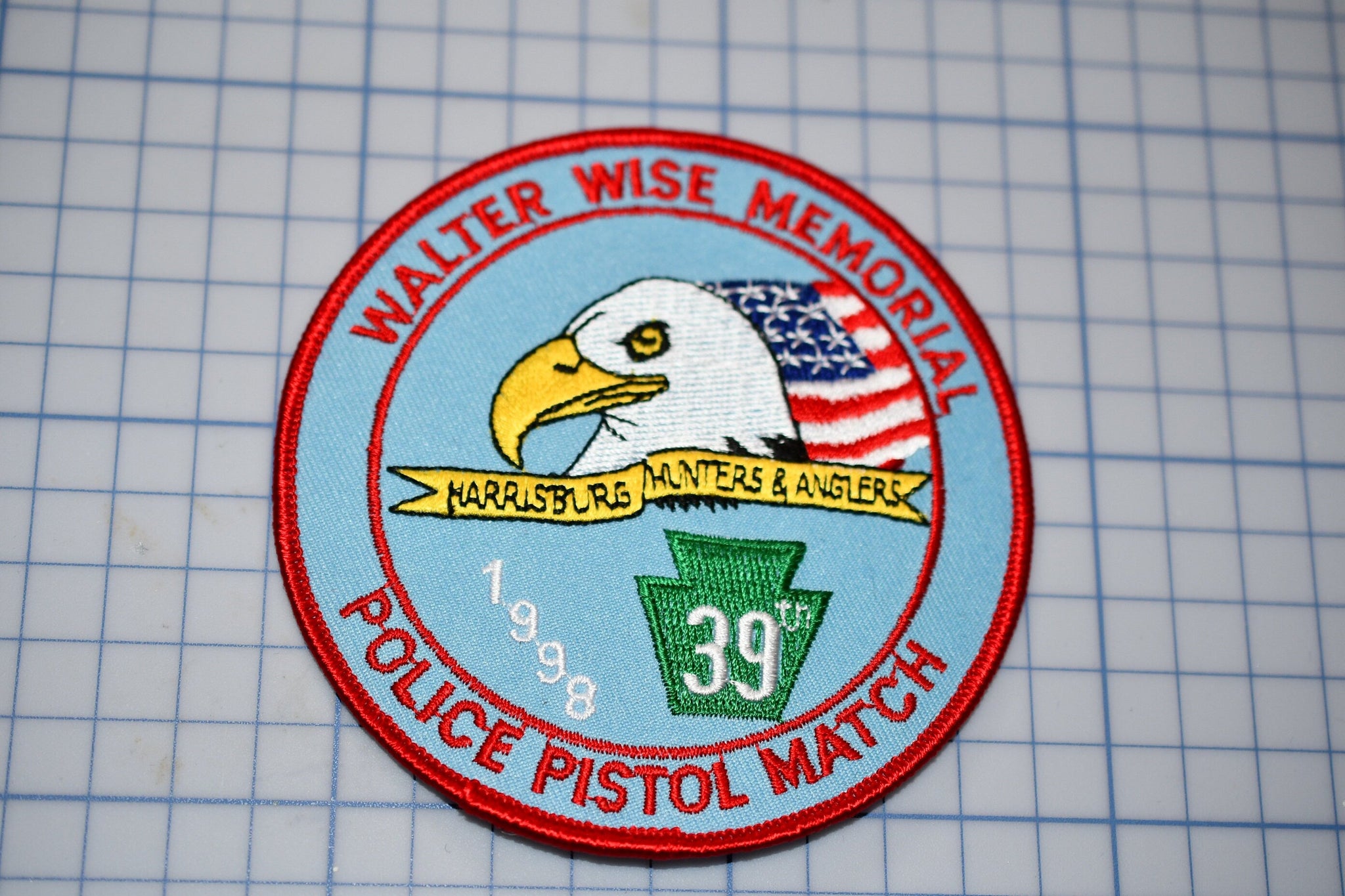 Walter Wise Memorial Police Pistol Match Pennsylvania Patch (S3-245)