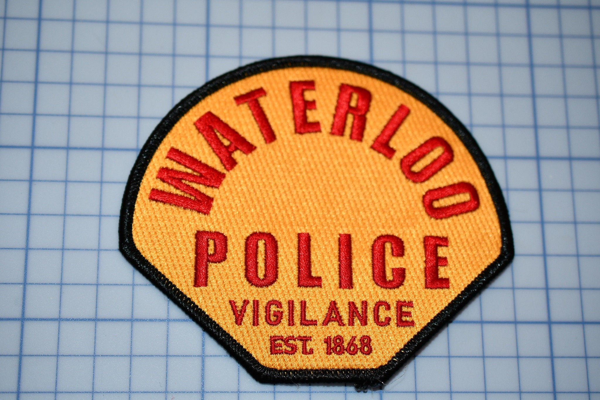 Waterloo Iowa Police Patch (B25-183)