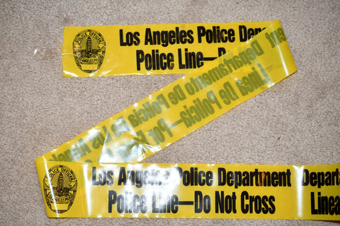 Los Angeles Police Department Crime Scene Tape - Sold Per Metre (B6)