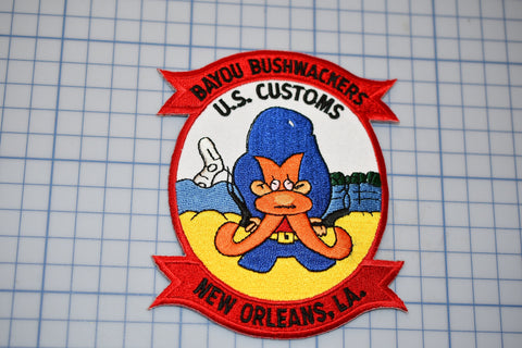 U.S. Customs New Orleans Louisiana "Bayou Bushwackers" Patch (S3-252)