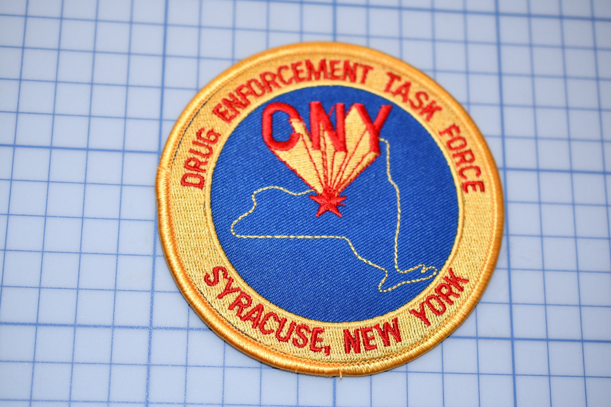 Drug Enforcement Task Force Syracuse New York Patch (S3-254)