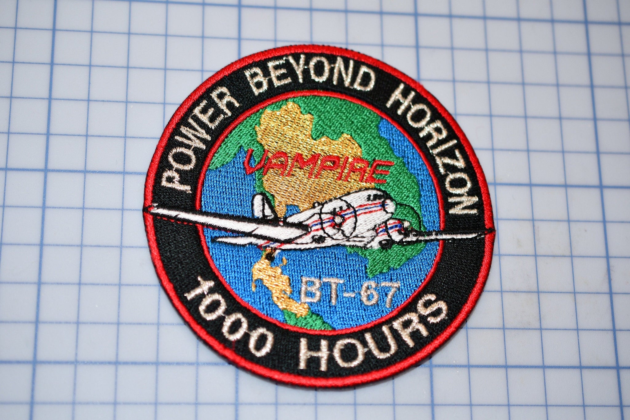 BT-67 Vampire 1000 Hours "Power Beyond Horizon" Patch (B11-262)