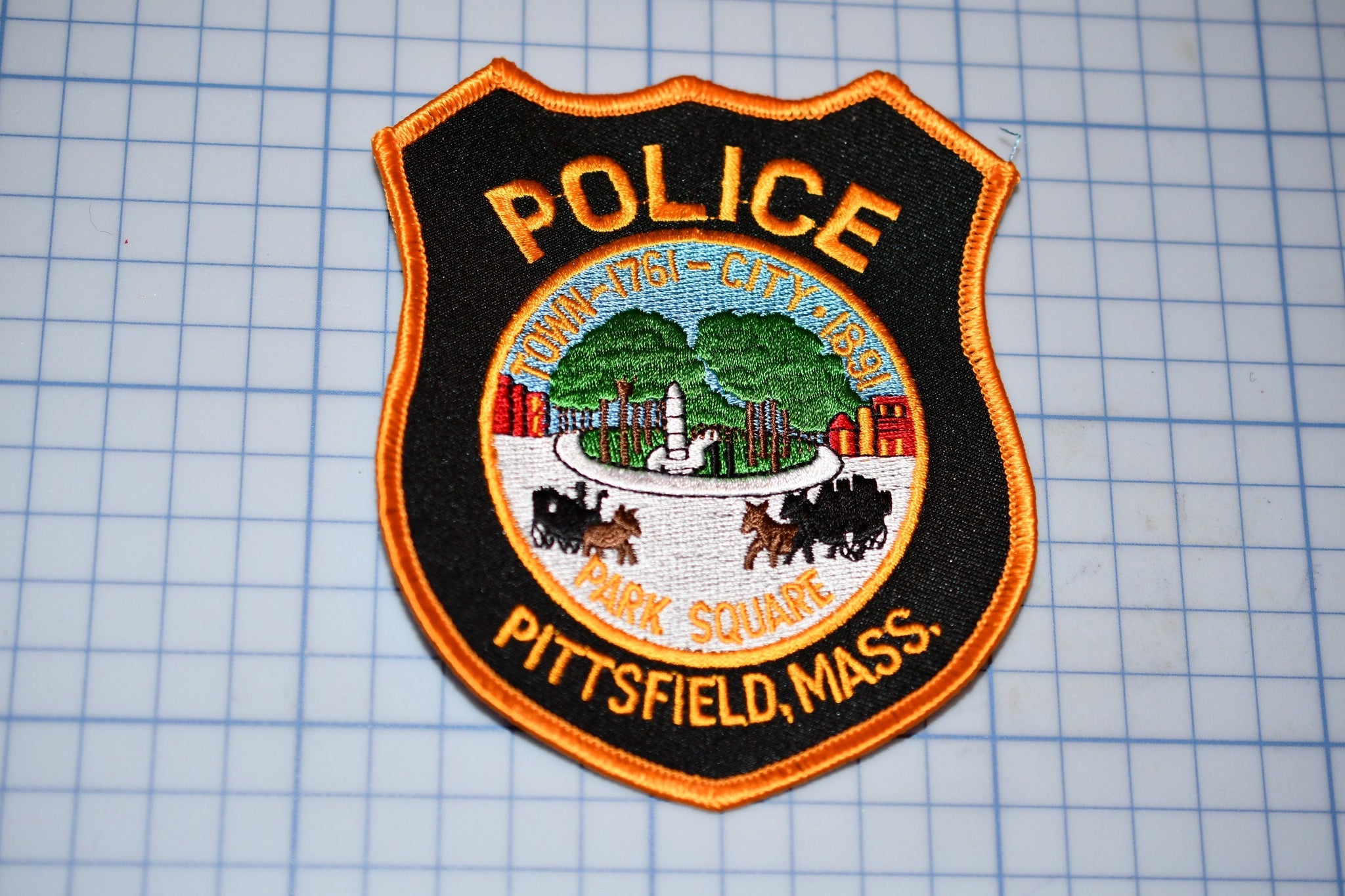 Pittsfield Massachusetts Police Patch (S3-265)