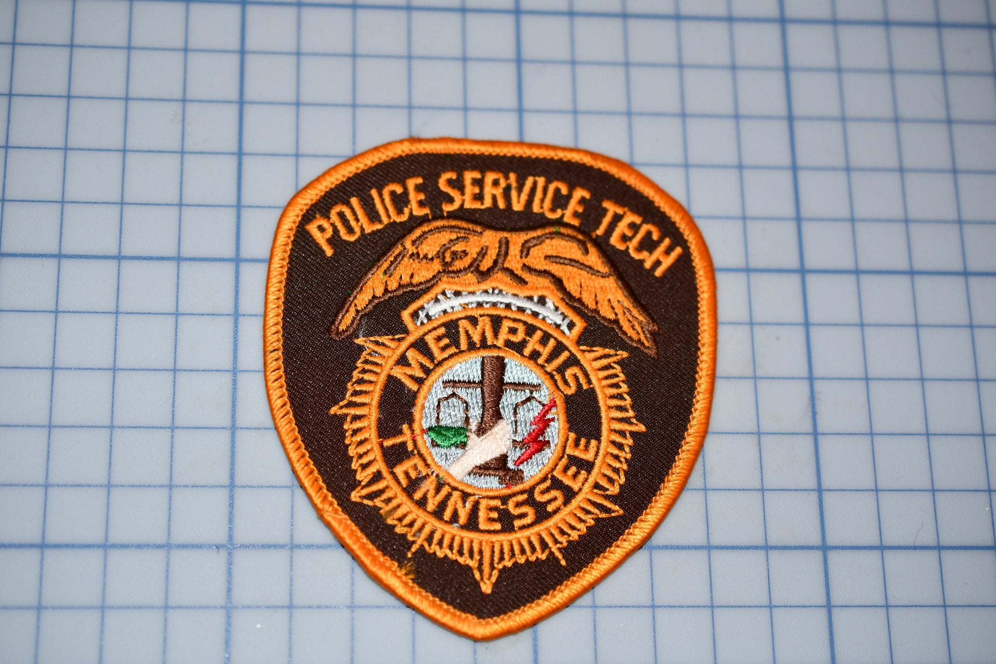 Memphis Tennessee Police Service Tech Patch (S3-279)