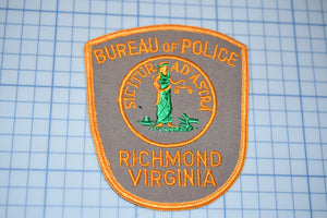 Bureau Of Police Richmond Virginia Police Patch (S3-280)