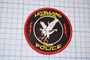 Levelland Texas Police Tactical Unit Patch (S3-252)