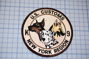 U.S. Customs New York Region K9 Patch (S3-253)
