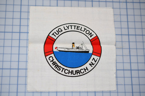 Lyttleton Christchurch New Zealand Tug Patch (B11-261)