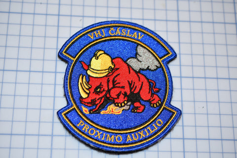 Czech Air Force VHJ CASLAV Proximo Auxilio Patch (Hook & Loop) (B11-264)