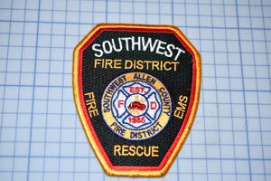 Southwest Allen County Indiana Fire Rescue EMS Patch (B24)