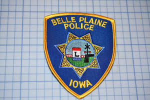 Belle Plaine Idaho Police Patch (S3-266)