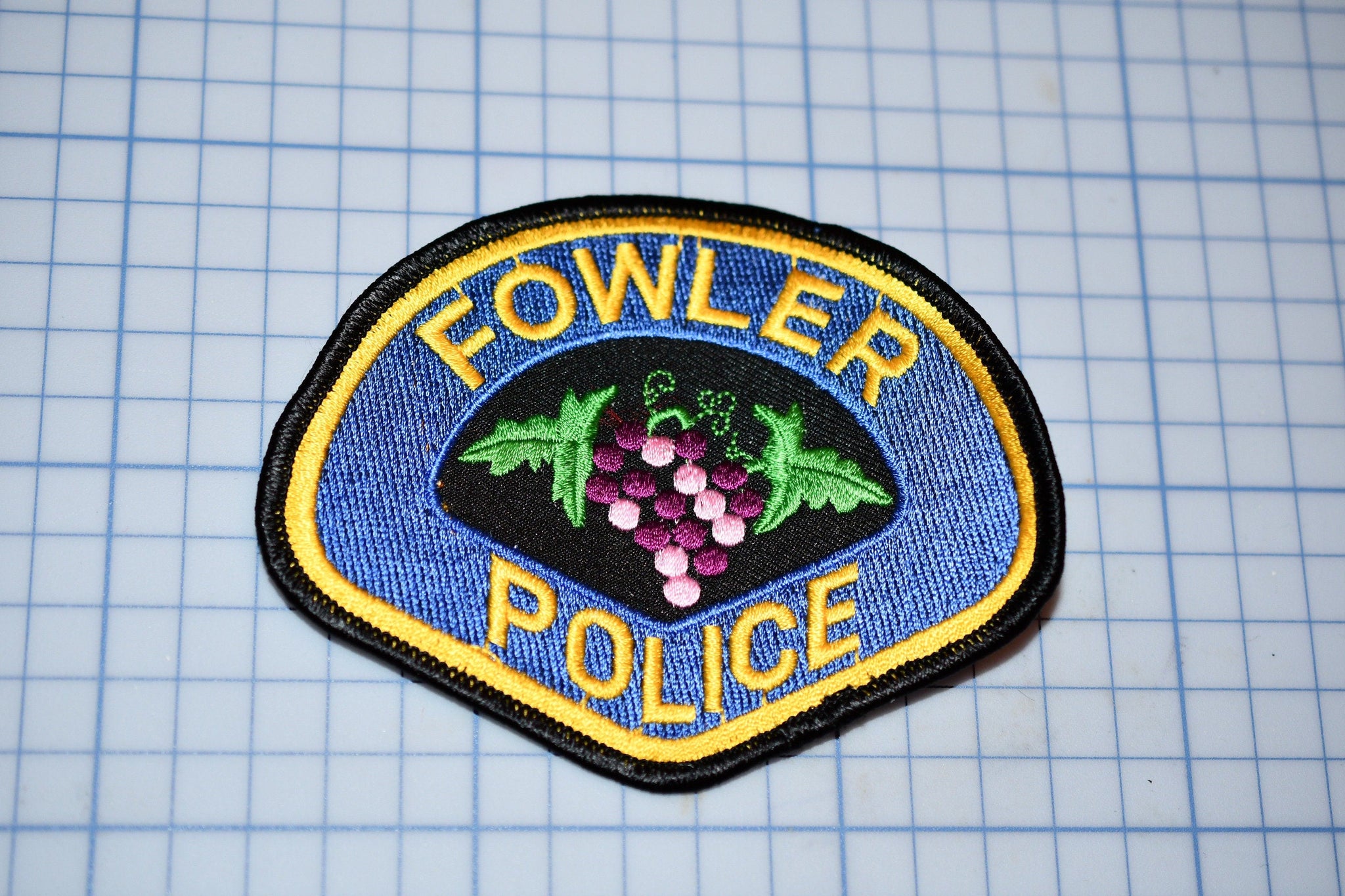 Fowler California Police Patch (S3-266)