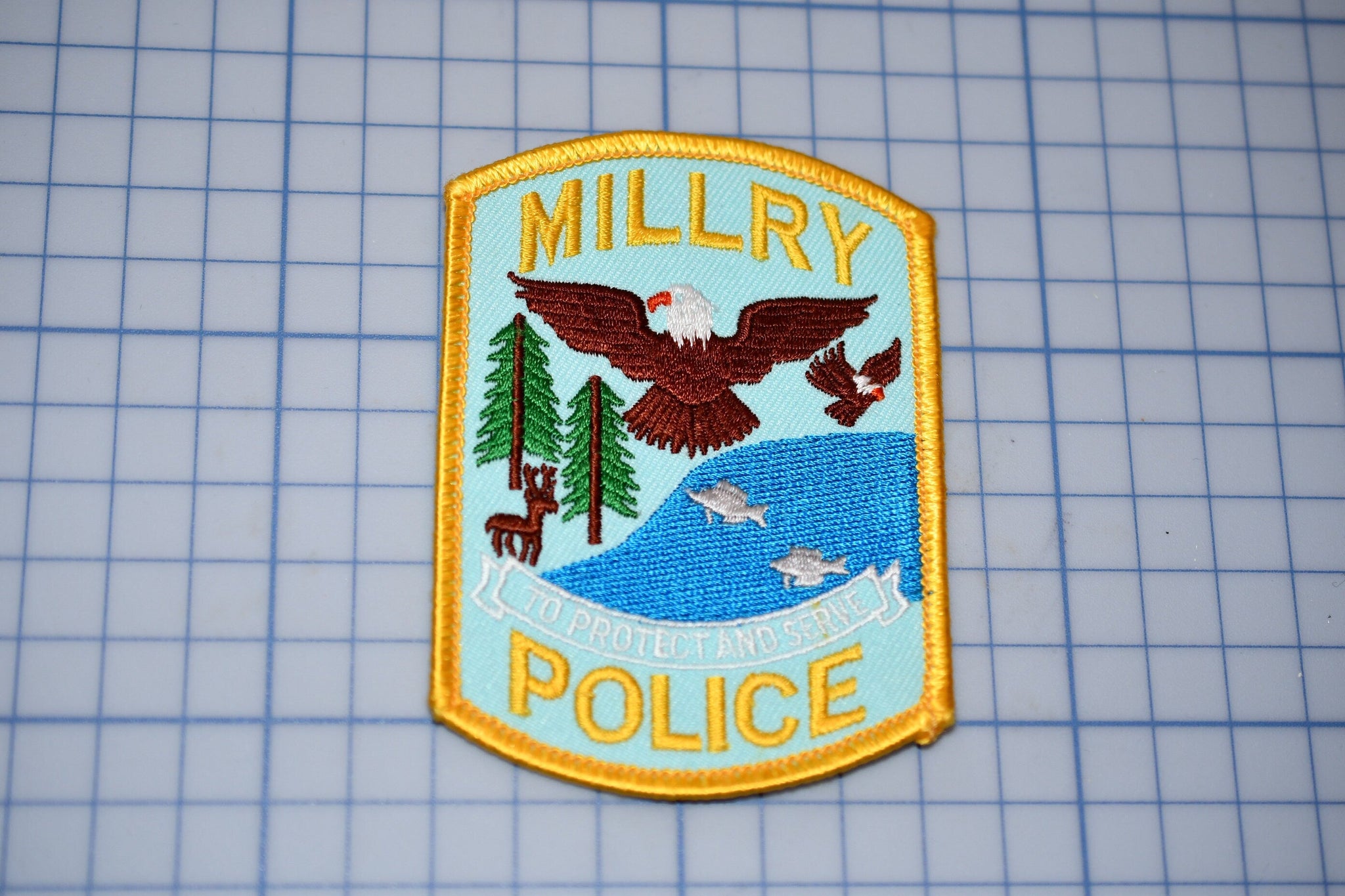 Millry Alabama Police Patch (S3-271)