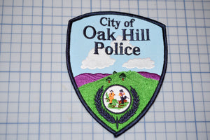 City Of Oak Hill West Virginia Police Patch (S3-272)