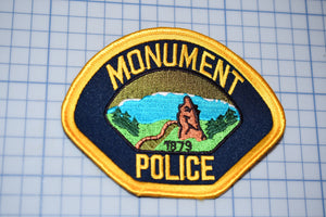 Monument Colorado Police Patch (S3-272)