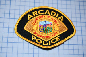 Arcadia California Police Patch (S3-276)