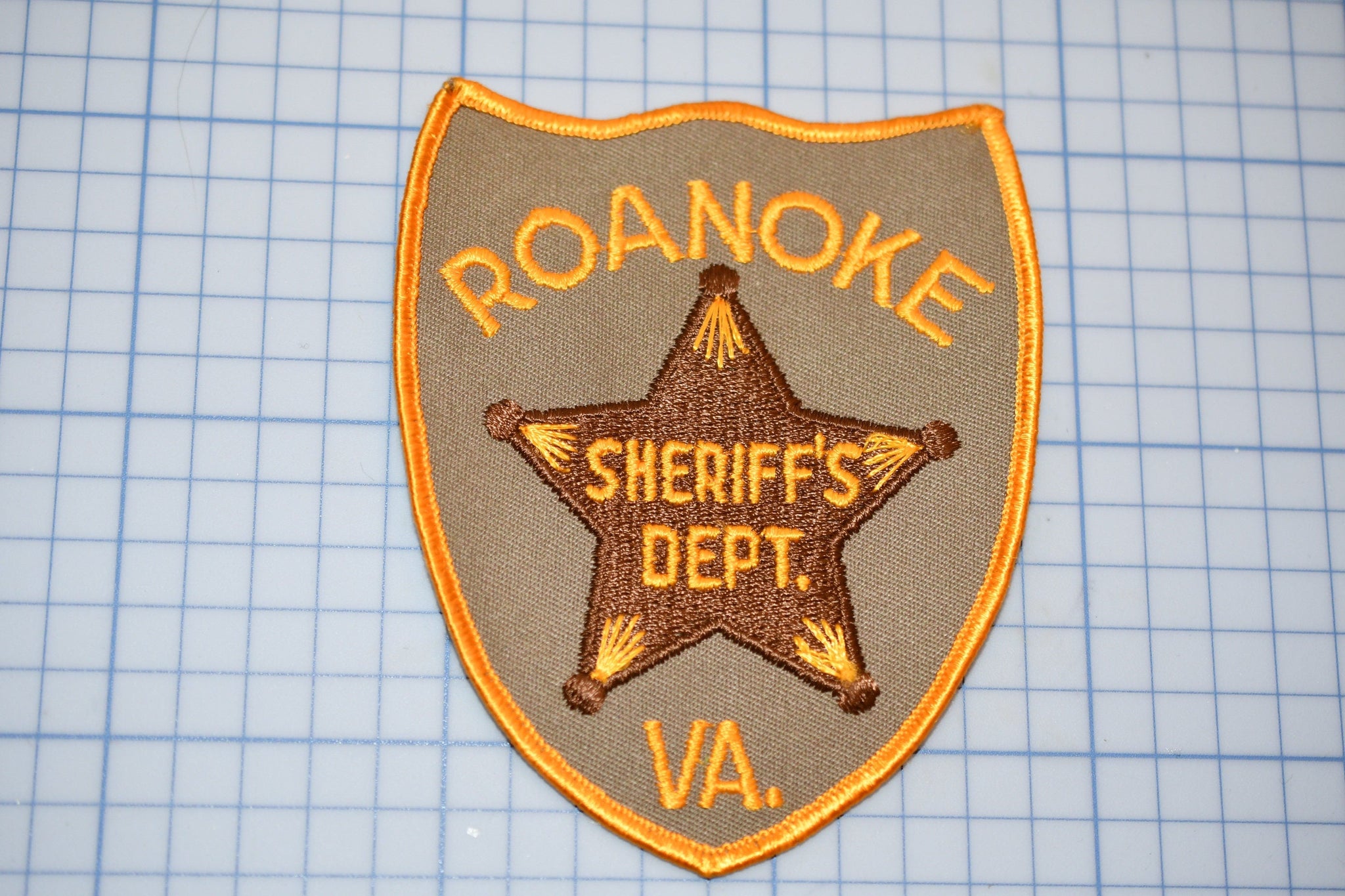 Roanoke Virginia Sheriff's Department Patch (S4-296)