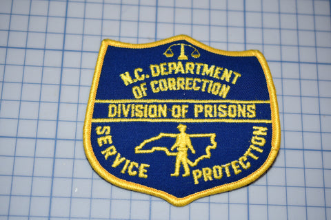 North Carolina Department Of Correction Division Of Prisons Patch (S3-278)