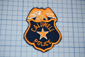 Caldwell Texas Police Patch (S3-278)